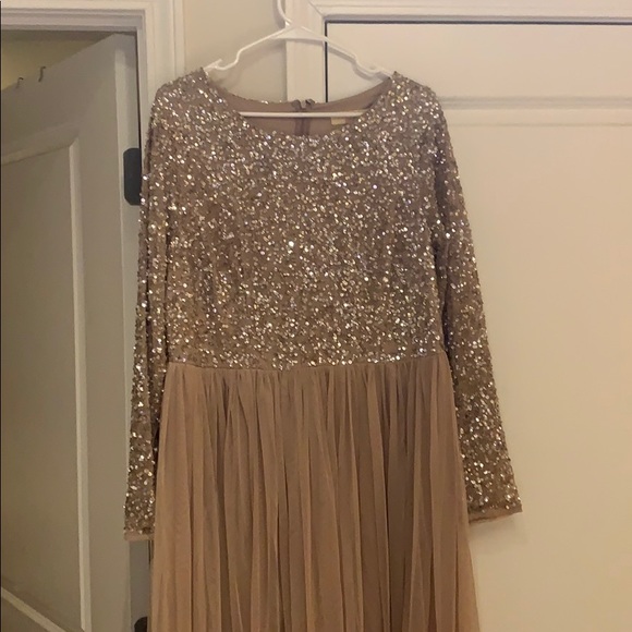 maya deluxe sequin dress